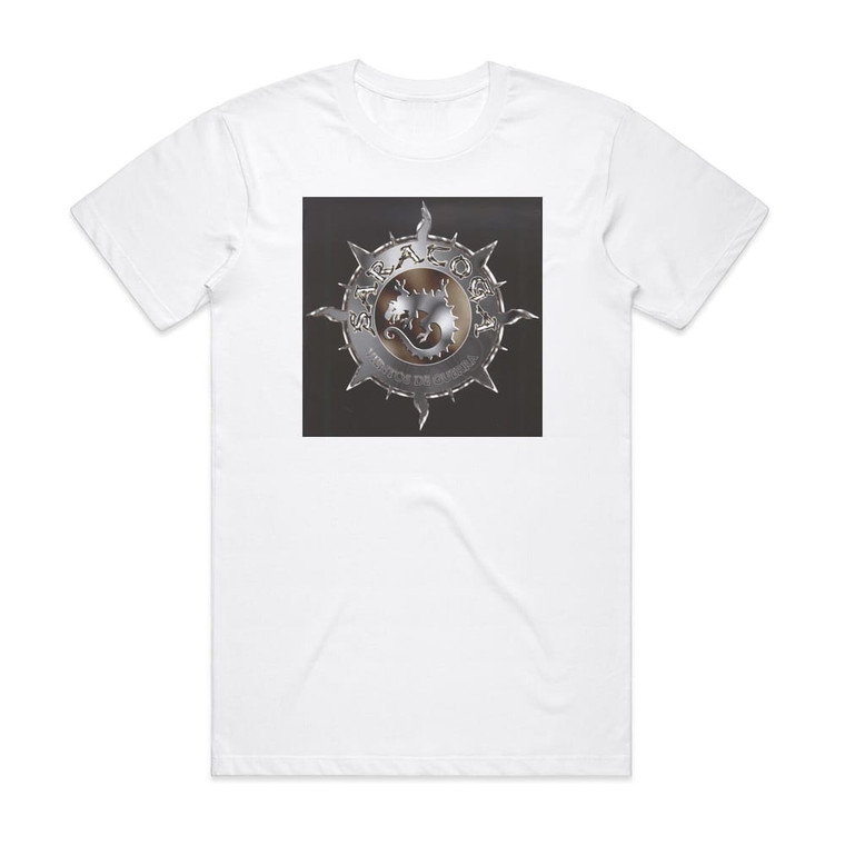 Saratoga Vientos De Guerra Album Cover T-Shirt White