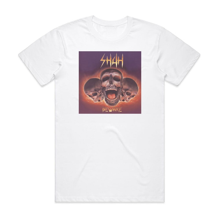 Shah Beware Album Cover T-Shirt White