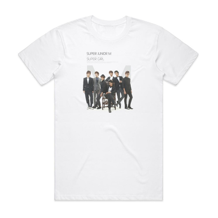 Super Junior M Super Girl Album Cover T-Shirt White