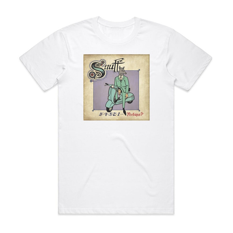 Snuff 5 4 3 2 1 Perhaps Album Cover T-Shirt White