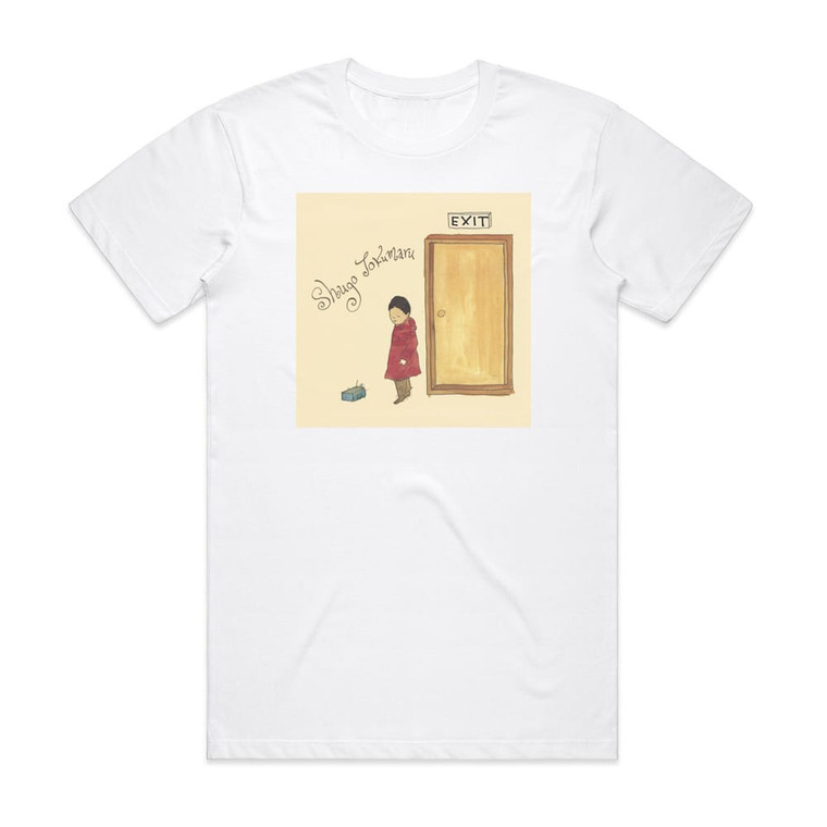 Shugo Tokumaru Exit Album Cover T-Shirt White Shugo Tokumaru Exit Album Cover T-Shirt White