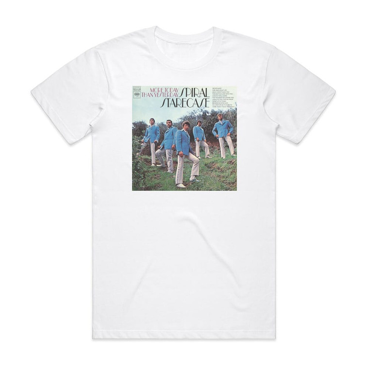 Spiral Starecase More Today Than Yesterday Album Cover T-Shirt White