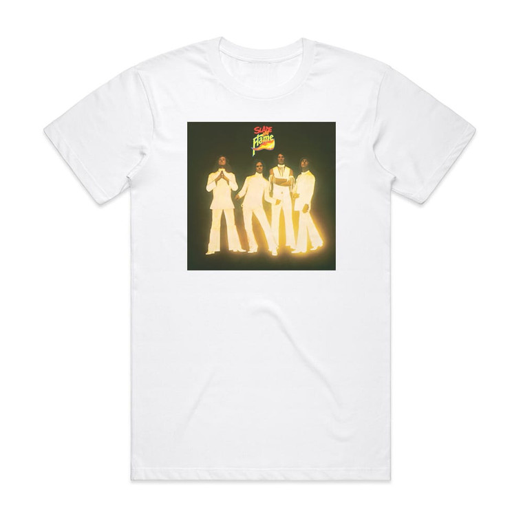 Slade Slade In Flame Album Cover T-Shirt White