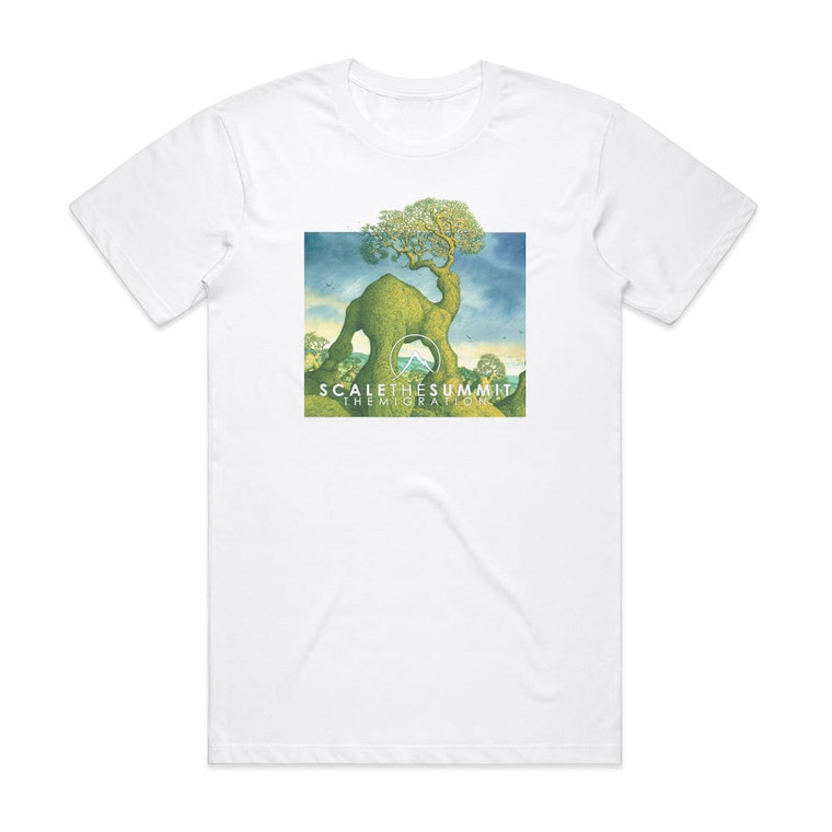 Scale the Summit The Migration Album Cover T-Shirt White