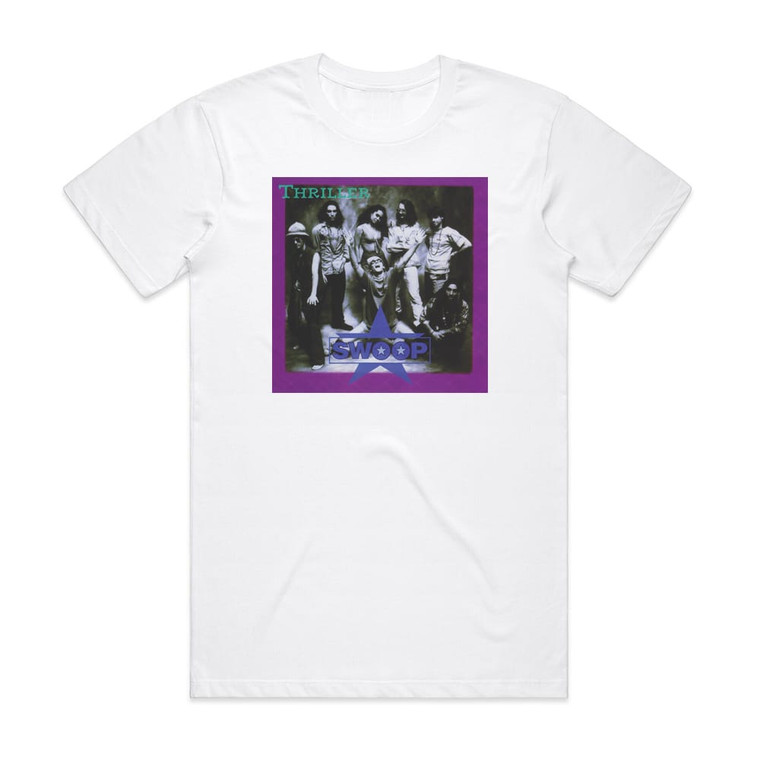 Swoop Thriller Album Cover T-Shirt White