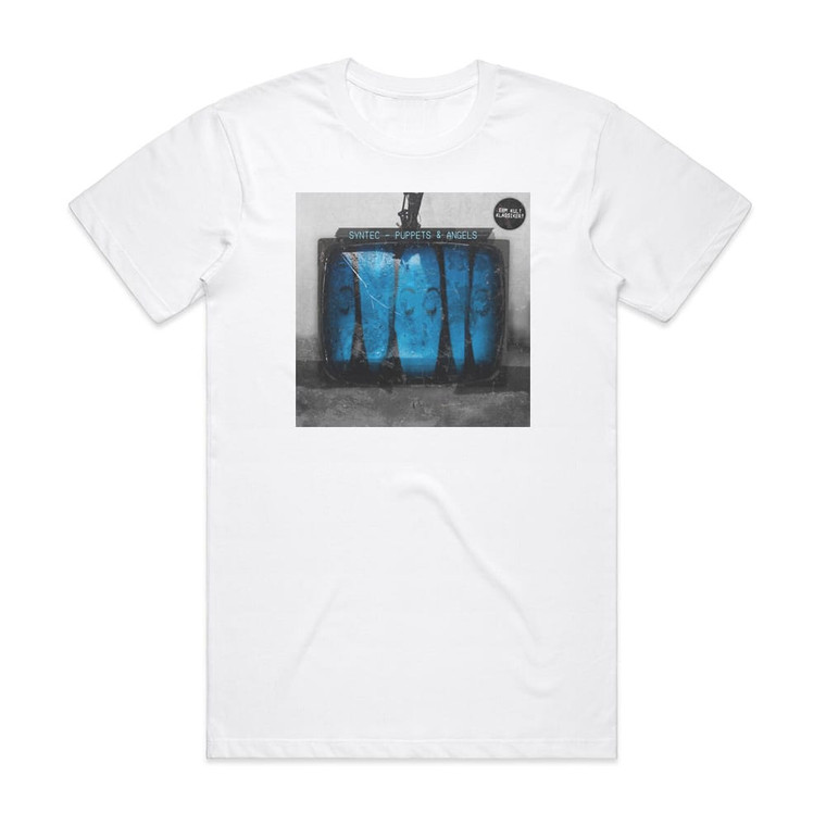 Syntec Puppets Angels Album Cover T-Shirt White