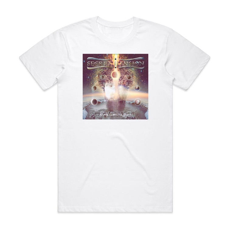 Secret Illusion Awake Before The Dawn Album Cover T-Shirt White