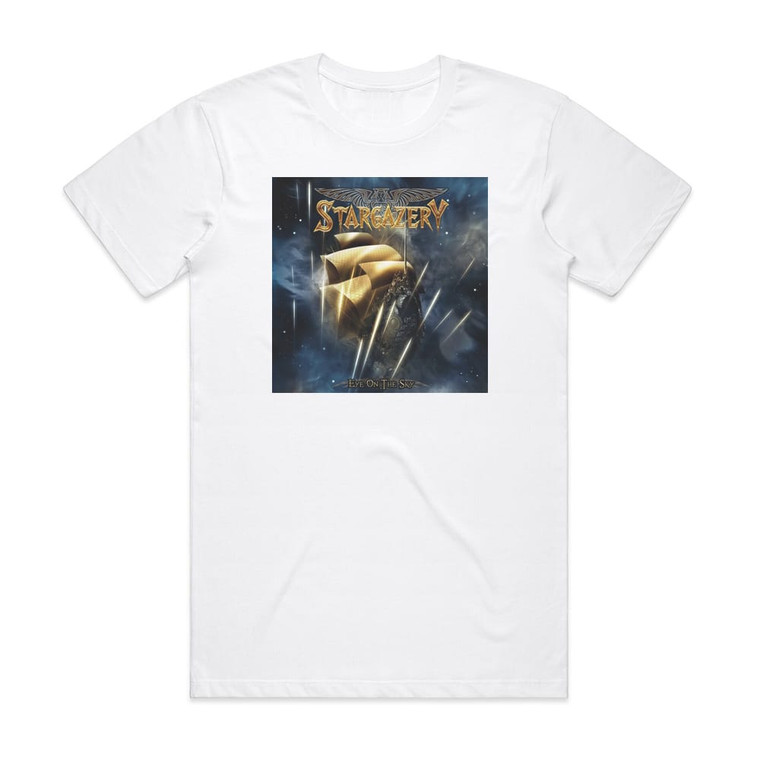 Stargazery Eye On The Sky Album Cover T-Shirt White