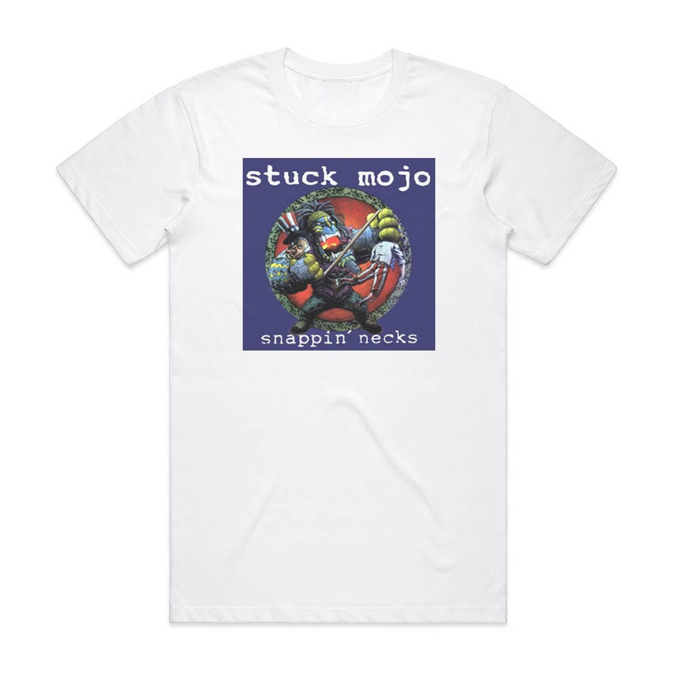 Stuck Mojo Snappin Necks Album Cover T-Shirt White