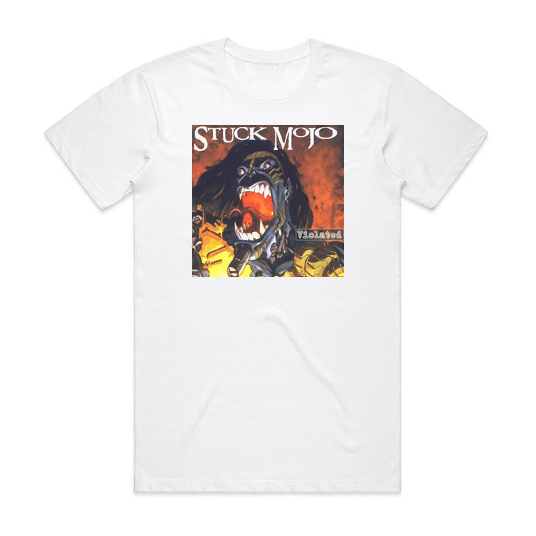 Stuck Mojo Violated Album Cover T-Shirt White