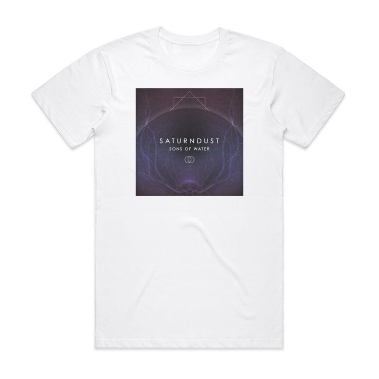 Saturndust Sons Of Water Album Cover T-Shirt White