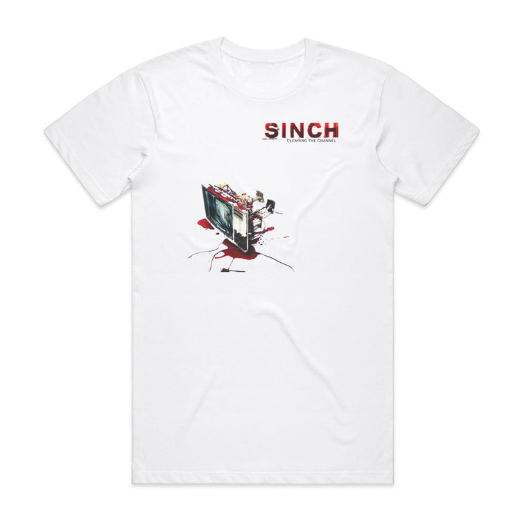Sinch Clearing The Channel Album Cover T-Shirt White