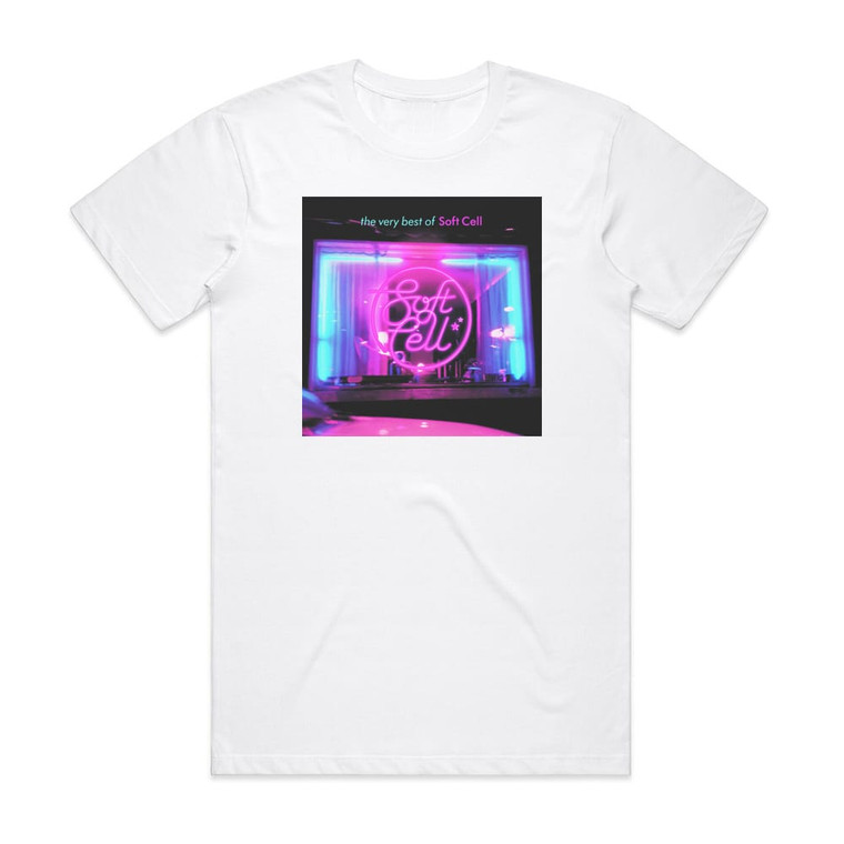 Soft Cell The Very Best Of Soft Cell Album Cover T-Shirt White Soft Cell The Very Best Of Soft Cell Album Cover T-Shirt White