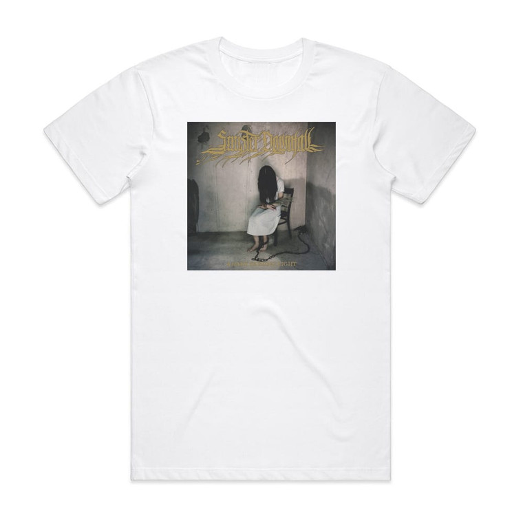 Sinister Downfall A Dark Shining Light Album Cover T-Shirt White