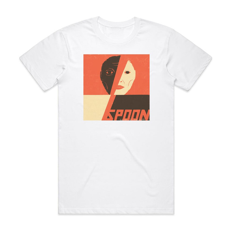 Spoon Lucifer On The Sofa Album Cover T-Shirt White