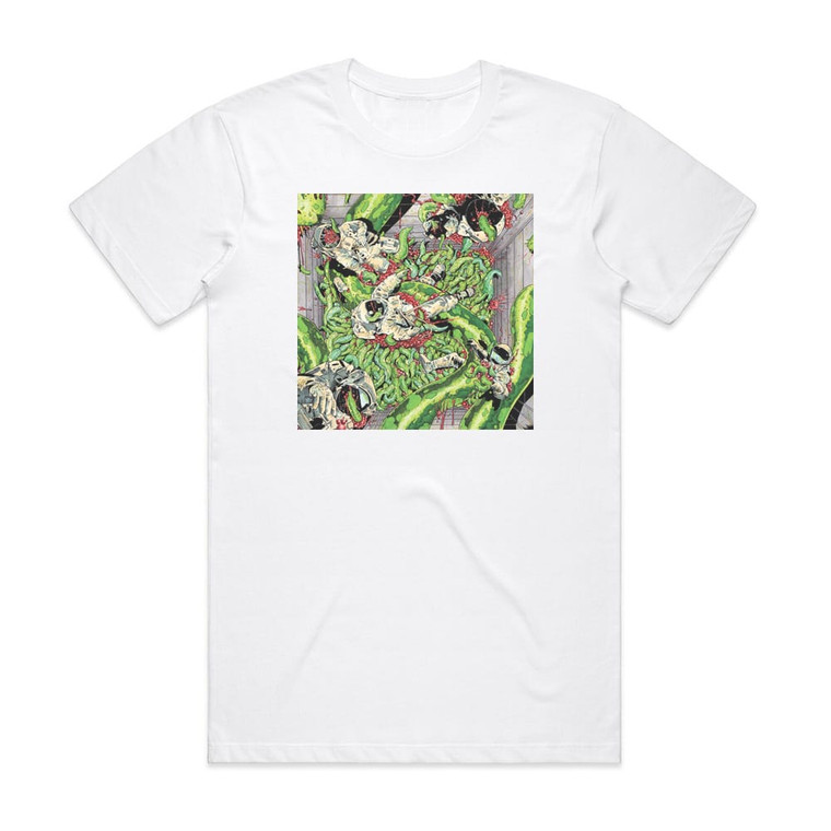 Slugdge The Cosmic Cornucopia Album Cover T-Shirt White