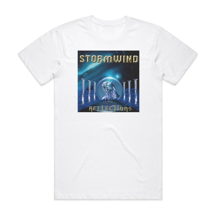 Stormwind Reflections Album Cover T-Shirt White