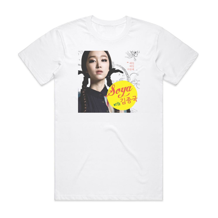 Soya  1 Album Cover T-Shirt White Soya  1 Album Cover T-Shirt White