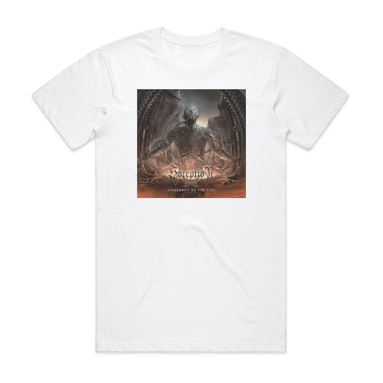 Soreption Monument Of The End Album Cover T-Shirt White