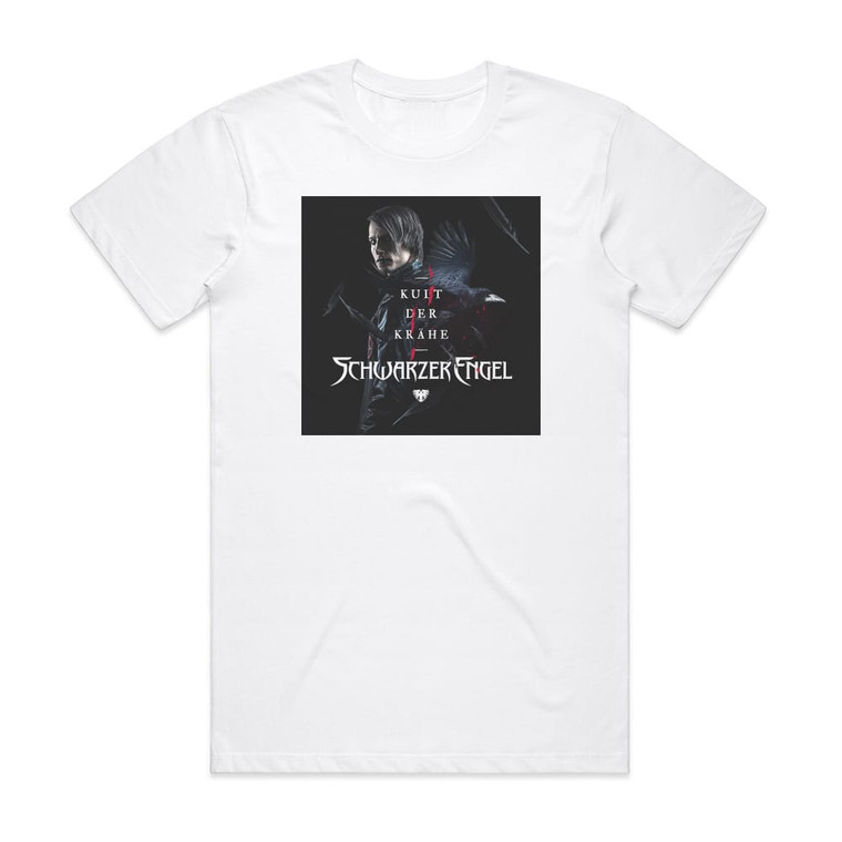 Schwarzer Engel Kult Der Krhe Album Cover T-Shirt White