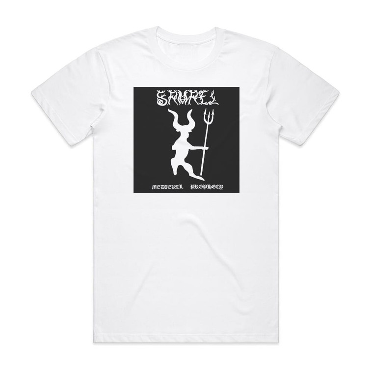 Samael Medieval Prophecy Album Cover T-Shirt White
