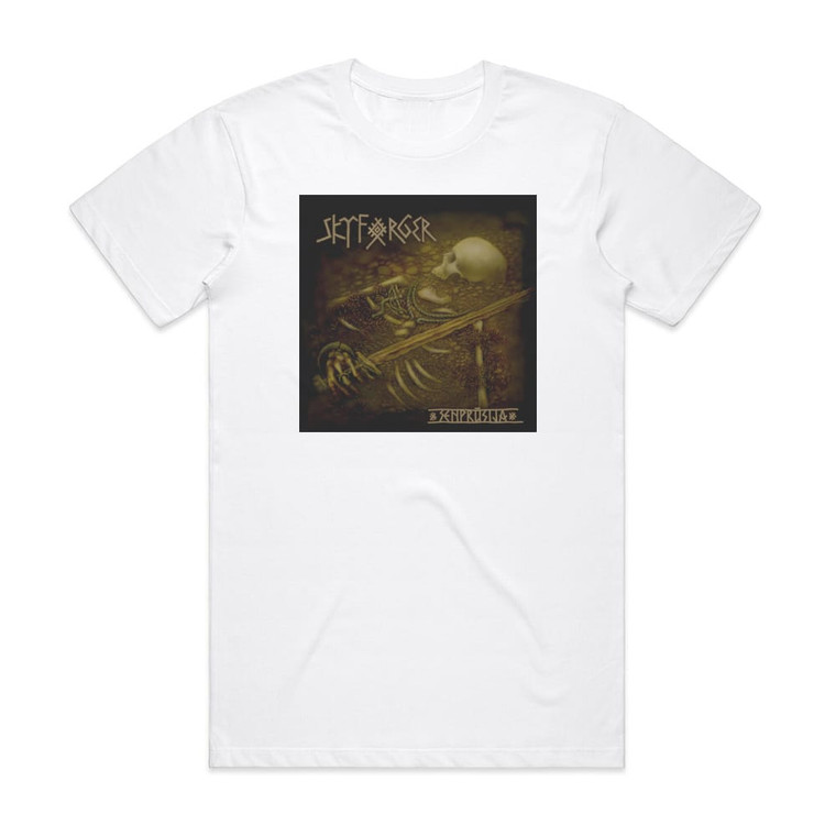 Skyforger Senprsija Album Cover T-Shirt White