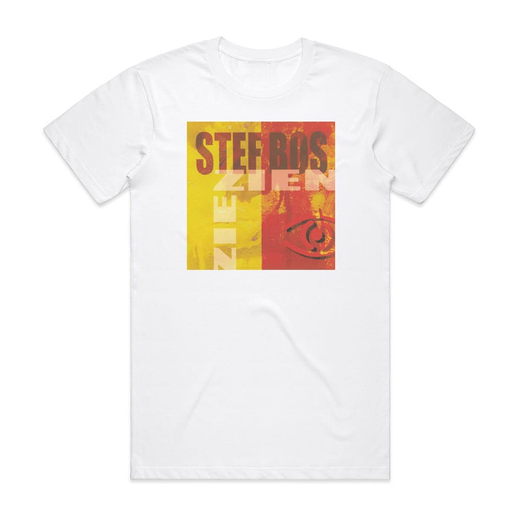 Stef Bos Zien Album Cover T-Shirt White