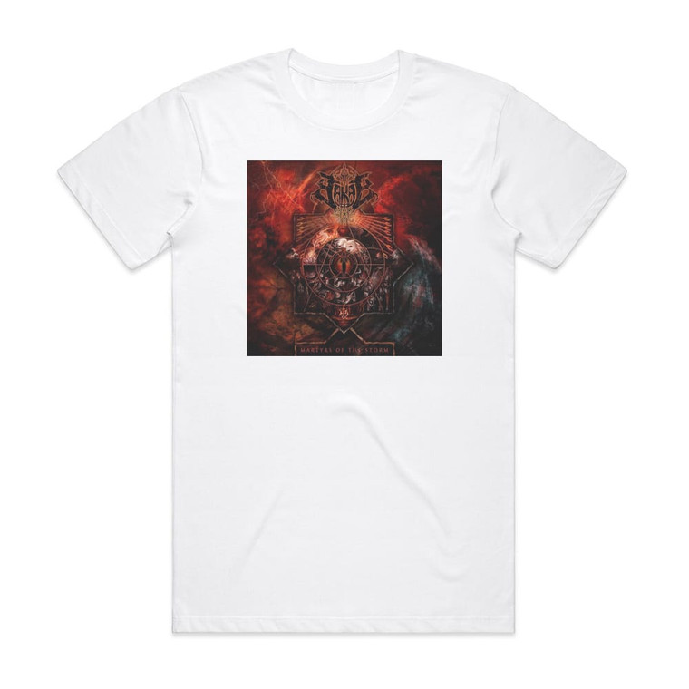 Scarab Martyrs Of The Storm Album Cover T-Shirt White