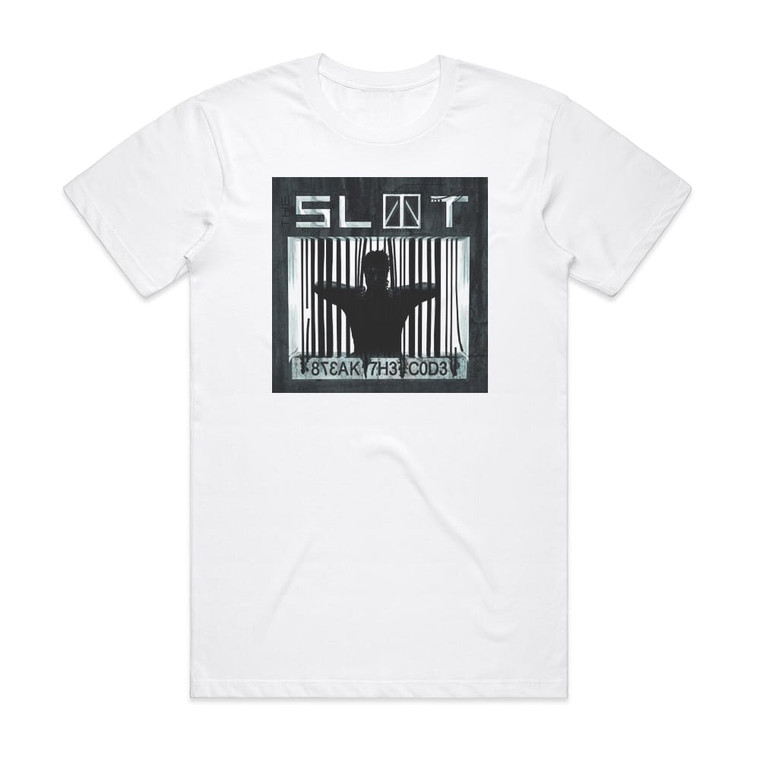 Slot Break The Code Album Cover T-Shirt White