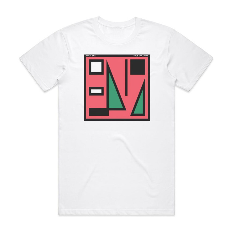 Split Enz True Colours Album Cover T-Shirt White