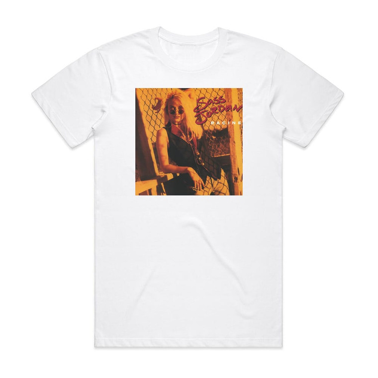 Sass Jordan Racine Album Cover T-Shirt White