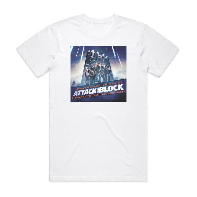 Steven Price Attack The Block Album Cover T-Shirt White