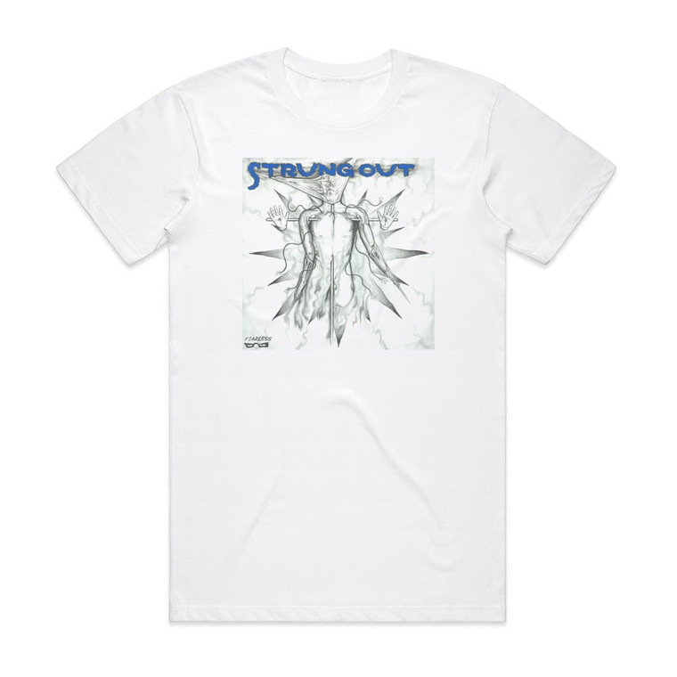 Strung Out Split 7 With Jugheads Revenge Album Cover T-Shirt White