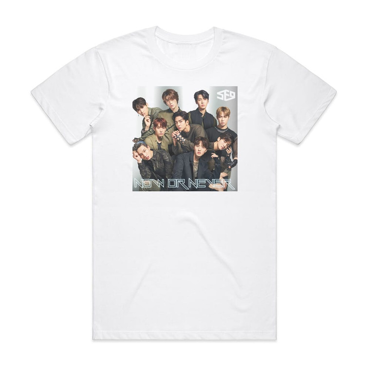 SF9 Now Or Never Album Cover T-Shirt White