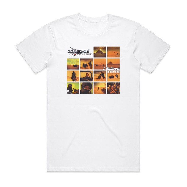 Sash I Believe 1 Album Cover T-Shirt White