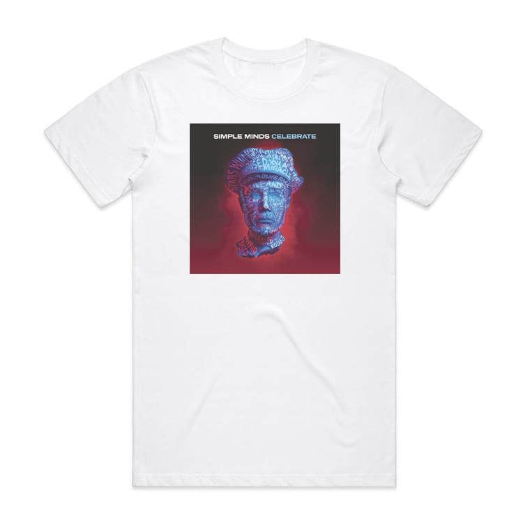 Simple Minds Celebrate Album Cover T-Shirt White