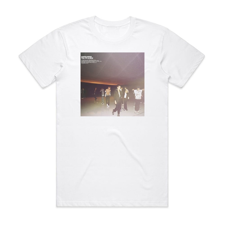 Super Junior Bonamana 2 Album Cover T-Shirt White