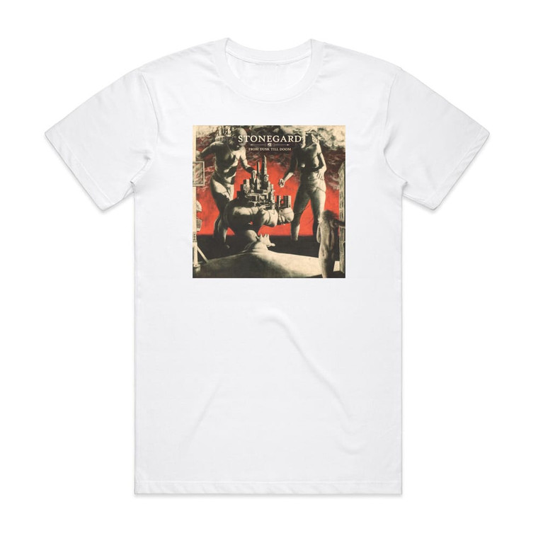Stonegard From Dusk Till Doom Album Cover T-Shirt White