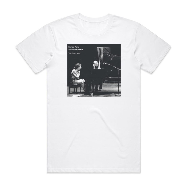 Stefano Bollani The Third Man Album Cover T-Shirt White