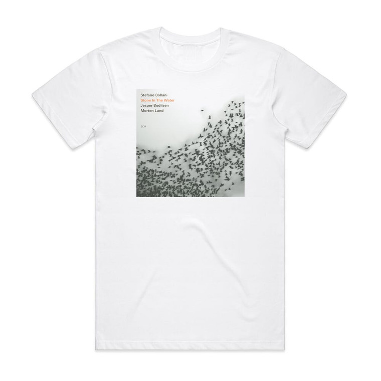 Stefano Bollani Stone In The Water Album Cover T-Shirt White