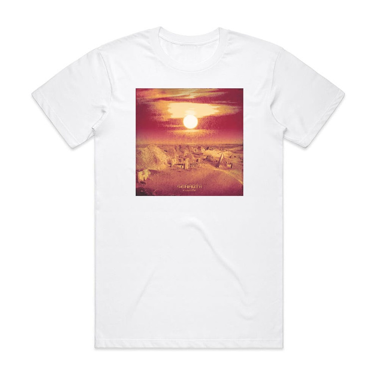 Senmuth Kushite Album Cover T-Shirt White