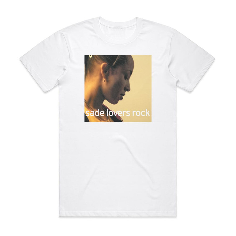 Sade Lovers Rock Album Cover T-Shirt White