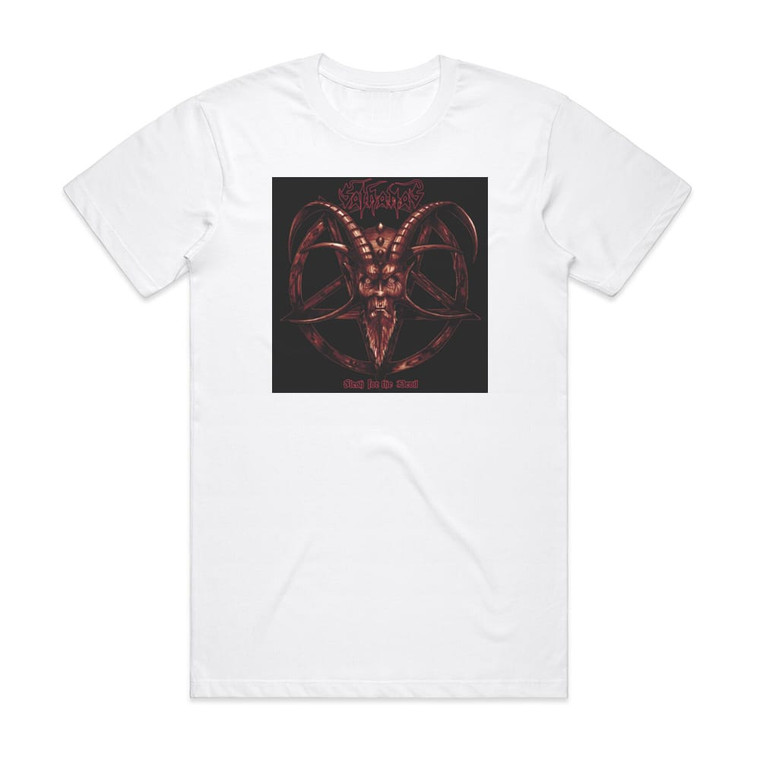 Sathanas Flesh For The Devil Album Cover T-Shirt White