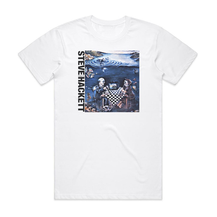 Steve Hackett Feedback 86 Album Cover T-Shirt White