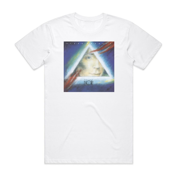 Steve Hackett Guitar Noir Album Cover T-Shirt White