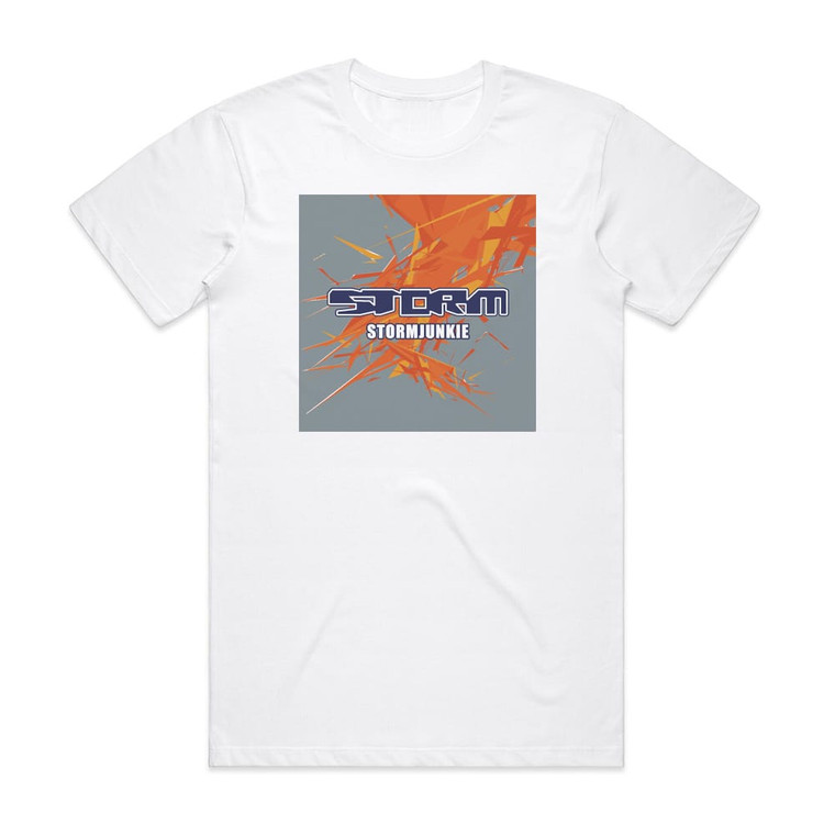 Storm Stormjunkie Album Cover T-Shirt White