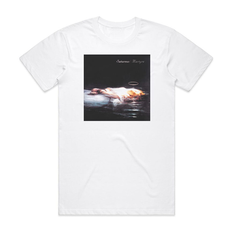 Saturnus Martyre Album Cover T-Shirt White