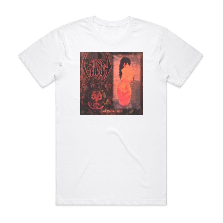 Sigh Hail Horror Hail 1 Album Cover T-Shirt White
