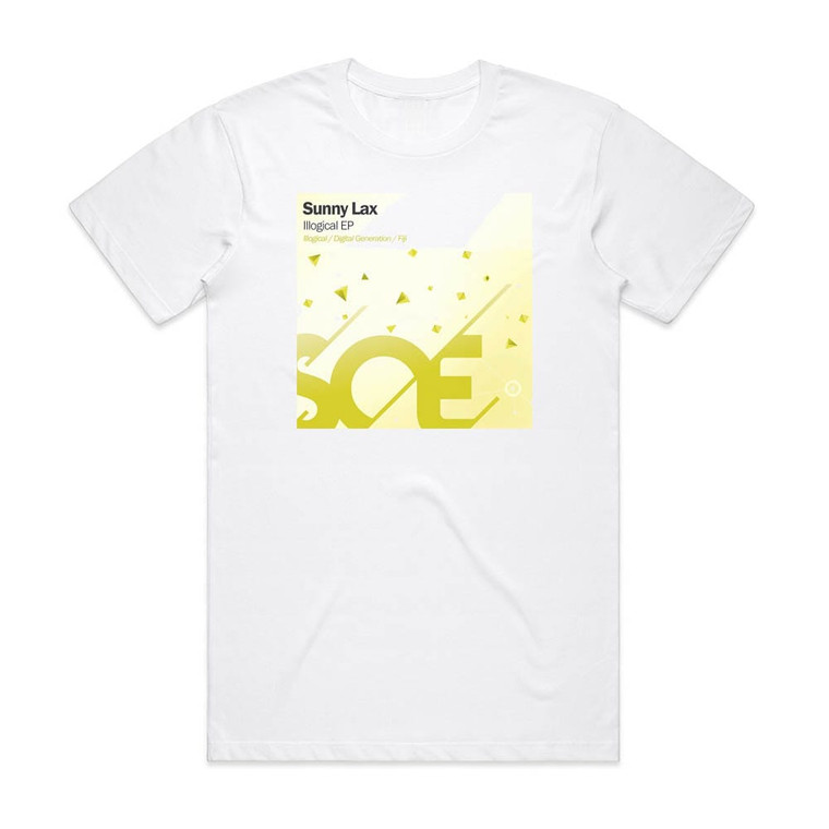 Sunny Lax Illogical Ep Album Cover T-Shirt White