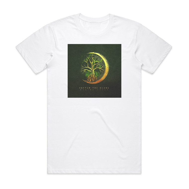 Soften the Glare Making Faces Album Cover T-Shirt White